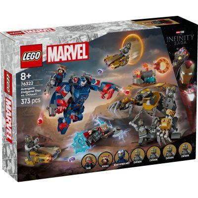 LEGO Marvel Super Heroes. Thor vs Chitauri din Razbunatorii: Sfârsitul jocului 76322, 373 piese