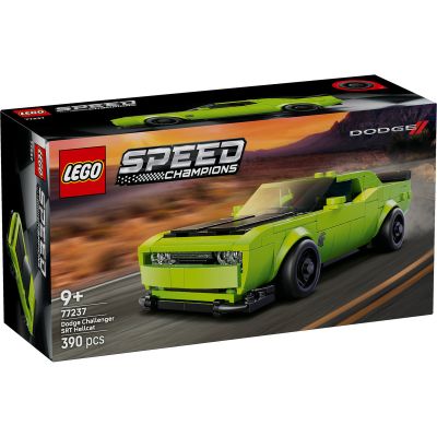 LEGO Speed Champions. Masina sport Dodge Challenger SRT Hellcat 77237, 390 piese