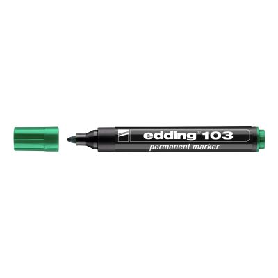 Marker Edding 103 permanent, varf rotund 1. 5-3mm, verde