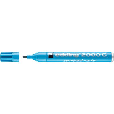 Marker Edding 2000 permanent varf rotund 1. 5-3 mm, bleu
