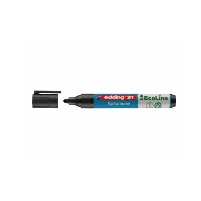 Marker flipchart Edding Ecoline, negru