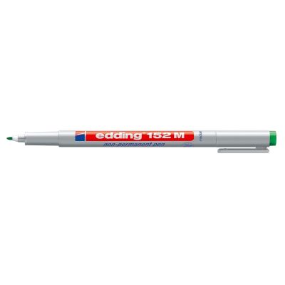 Marker nepermanent Edding OHP 152, varf rotund, 1. 0 mm, verde