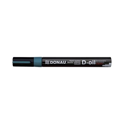 Marker permanent cu vopsea Donau, varf rotund, 2. 8 mm, verde
