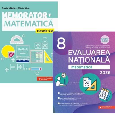 Pachet Evaluarea Nationala. Matematica 2026, clasa a 8-a - Gabriel Popa, Marta Kasa