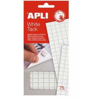 Pastile autoadezive Apli, albe, 75 g