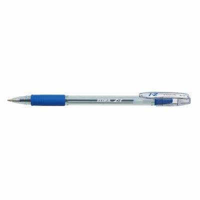 Pix fara mecanism Zebra Z1, grip, corp plastic, varf 0. 7 mm, culoare scriere albastru