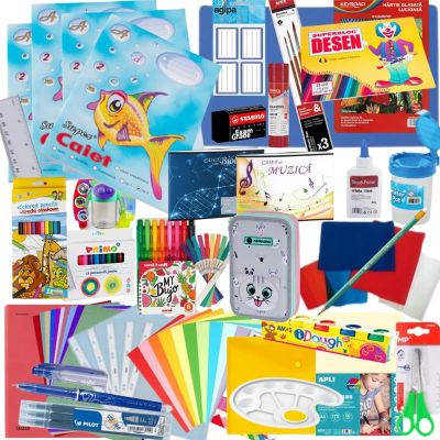 Pachet Rechizite Premium fete clasa a 2-a