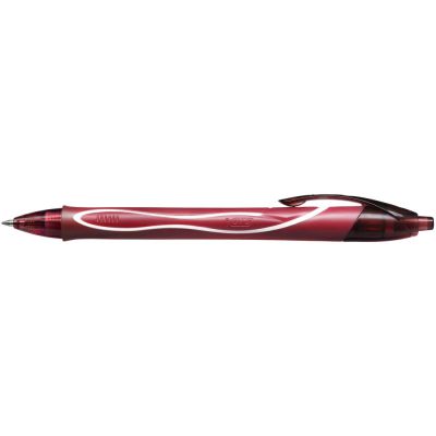 Roller cu gel BIC, Gelocity Quick Dry, 0. 7 mm, scriere rosie
