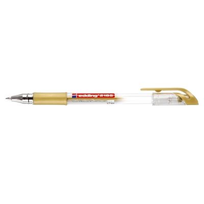 Roller cu gel, Edding, Cristal Jelly 2185, 0. 7 mm, plastic, auriu