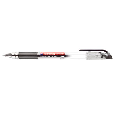 Roller cu gel, Edding, Cristal Jelly 2185, 0. 7 mm, plastic, negru