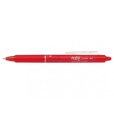 Roller cu gel Pilot Frixion Clicker, cu mecanism, 0. 7 mm, rosu