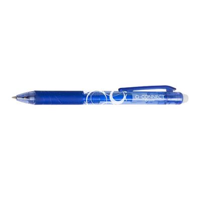 Roller cu rescriere Q-Connect Erasable, 0. 7 mm, albastru