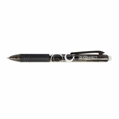 Roller cu rescriere Q-Connect Erasable, 0. 7 mm, negru