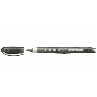 Roller cu cerneala, Stabilo, Bionic Worker Colorful, 0. 5 mm, plastic, negru