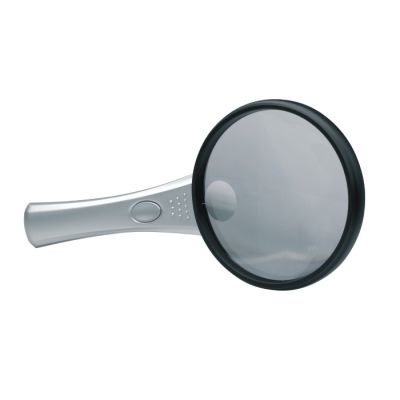 Lupa D- 88mm, cu lumina LED, ALCO - forma rotunda