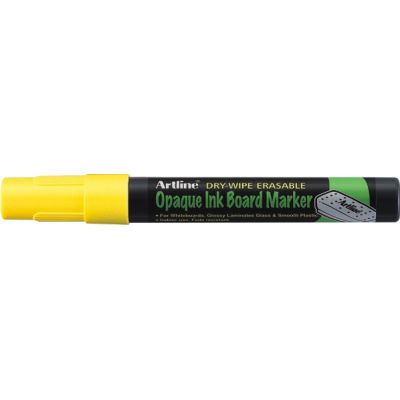 Marker pentru poster ARTLINE, corp plastic, varf rotund 2mm - galben