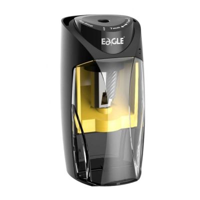 Ascutitoare electrica Eagle EG-5168, alimentare la priza, adaptor inclus, 7-11mm, plastic, oprire automata, taiere elicoidala