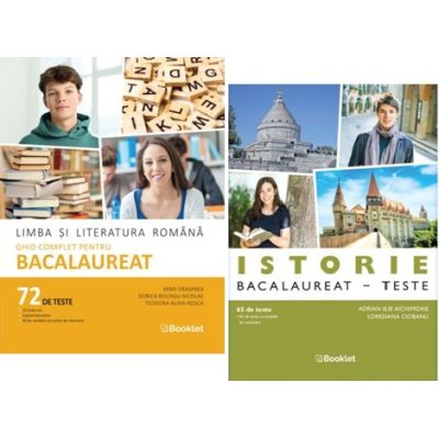 Pachet Bacalaureat Limba si literatura romana 72 teste si Istorie 65 de teste - Mimi Gramnea, Adrian Ilie Aichimoaie