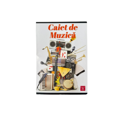 Caiet scolar A4 Pigna, 24 file, muzica, 70g/mp