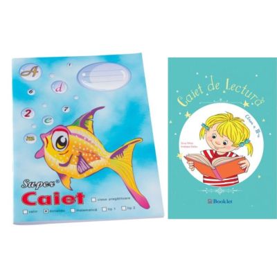 Pachet Caiet Pestisor dictando A5, 48 file, Casa Tipografica si Caiet de lectura pentru clasa a 3-a - Silvia Mihai