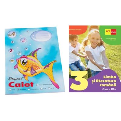 Pachet Caiet Pestisor dictando A5, 48 file, Casa Tipografica si Limba si literatura romana manual pentru clasa a 3-a - Cleopatra Mihailescu