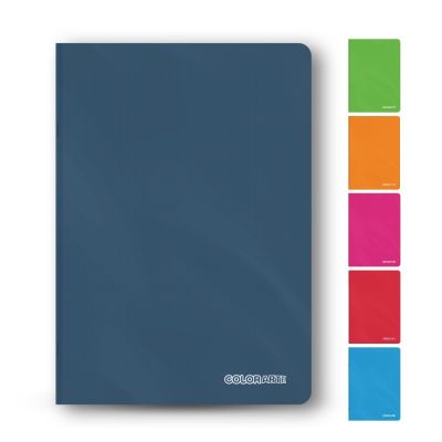 Caiet scolar A4 Colorarte, 80 file, matematica, colturi rotunjite, coperta plastic 230microni, 70g/mp