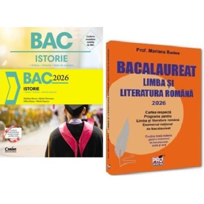 Pachet Bacalaureat Limba si literatura romana si Istorie - Mariana Badea, Marilena Bercea