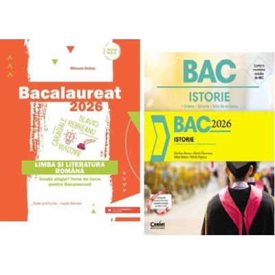 Pachet Bacalaureat 2026 Limba si literatura romana si Istorie - Mihaela Dobos, Marilena Bercea