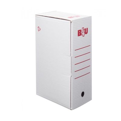Cutie arhivare B4U 30265310, 10cm, carton, alb