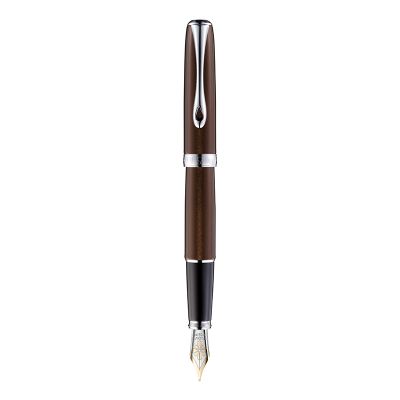 Stilou DIPLOMAT Excellence A2, cu penita M, aurita 14kt. - Marrakesh Chrome