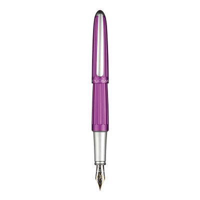 Stilou DIPLOMAT Aero, cu penita M, aurita 14kt. - violet