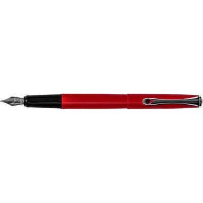 Stilou DIPLOMAT Esteem, cu penita M, din otel inoxidabil - red lacquer