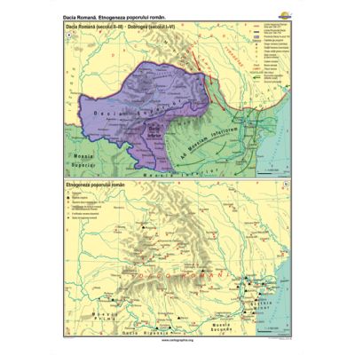 Dacia Romana. Etno-geneza poporului roman 120x160 cm	CR-3207A