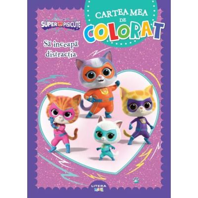 Disney. Superpisicute. Cartea mea de colorat. Sa inceapa distractia