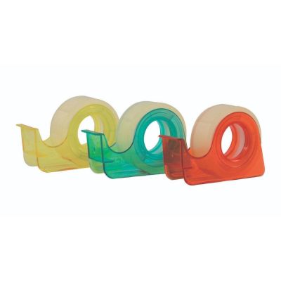 Dispenser birou Ark 1649, pentru banda adeziva, 10mm, diverse culori, plastic