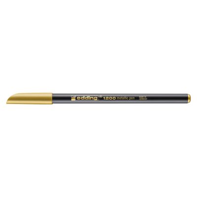 Marker, Edding 1200, tip carioca, grosime varf 1-3 mm, auriu