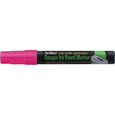 Marker cu cerneala opaca, ARTLINE, pentru table de scris, varf 2. 0mm - roz fluorescent