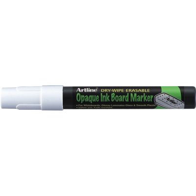 Marker cu cerneala opaca, ARTLINE, pentru table de scris, varf 2. 0mm - alb