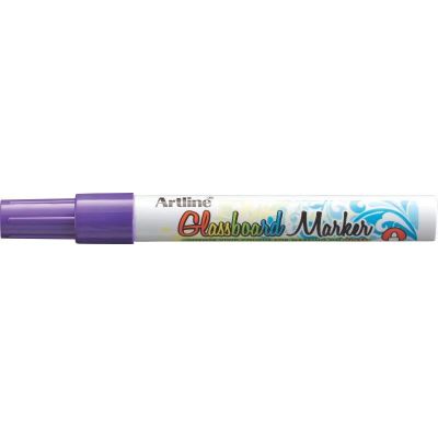 Marker pentru tabla de sticla ARTLINE Glassboard, varf rotund 2. 0mm - mov