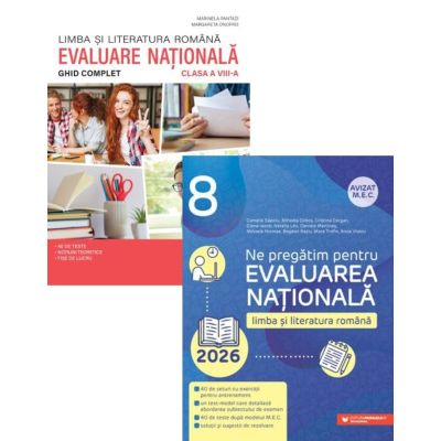 Pachet Ne pregatim pentru Evaluarea Nationala 2026. Limba si literatura romana - Marinela Pantazi, Cristina Cergan