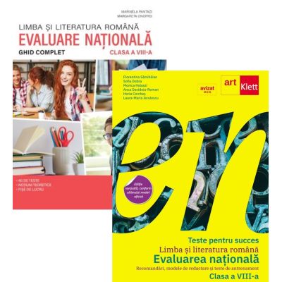 Pachet Evaluarea Nationala 2026. Limba si Literatura Romana. Teste pentru succes si Ghid complet pentru Evaluarea Nationala - Florentina Samihaian, Marinela Pantazi
