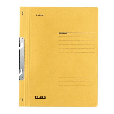 Dosar de incopciat 1/1 Lux Falken, carton, 250 g/mp, galben