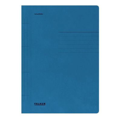 Dosar cu sina Lux Falken, carton, 250 g/mp, albastru