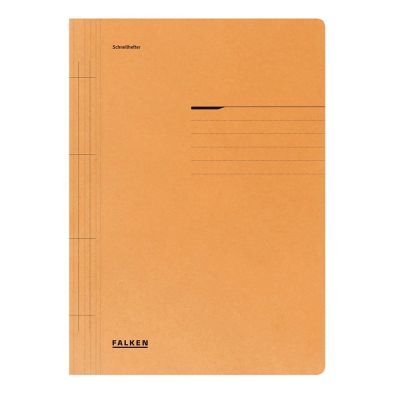 Dosar cu sina Lux Falken, carton, 250 g/mp, portocaliu