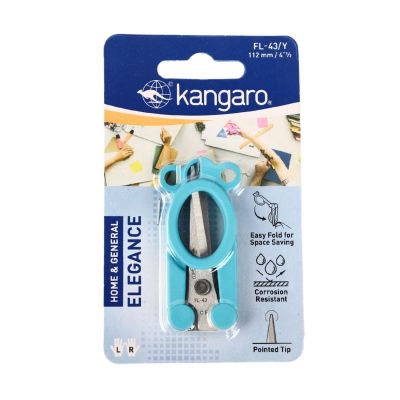 Foarfeca Kangaro Elegance FL-43/Y, 11. 2cm, lama inox, blister
