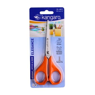 Foarfeca Kangaro Elegance EL-60/Y, 15. 2cm, lama inox, blister