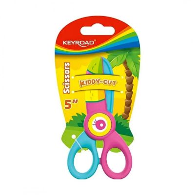 Foarfeca Keyroad Kiddy-Cut KR972812, 12. 5cm, plastic, multicolora