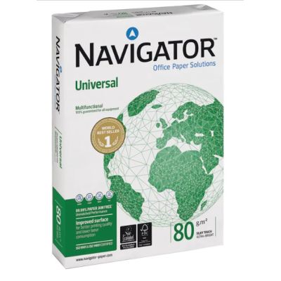 Hartie copiator Navigator Universal, A4, 80 g, 500 coli/top