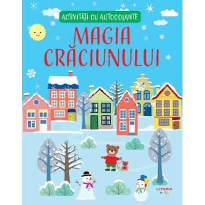 Magia Craciunului. Activitati cu autocolante