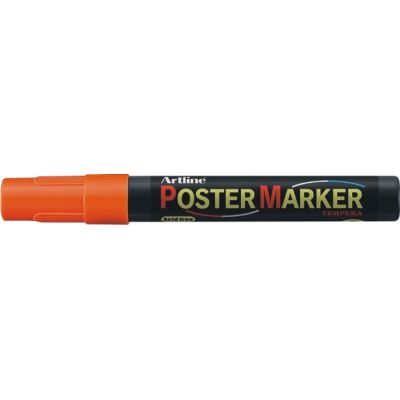 Marker pentru poster ARTLINE, corp plastic, varf rotund 2mm - portocaliu